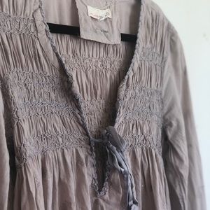 Odd Molly Boho Peasant Top Blouse Shirt Size 4
